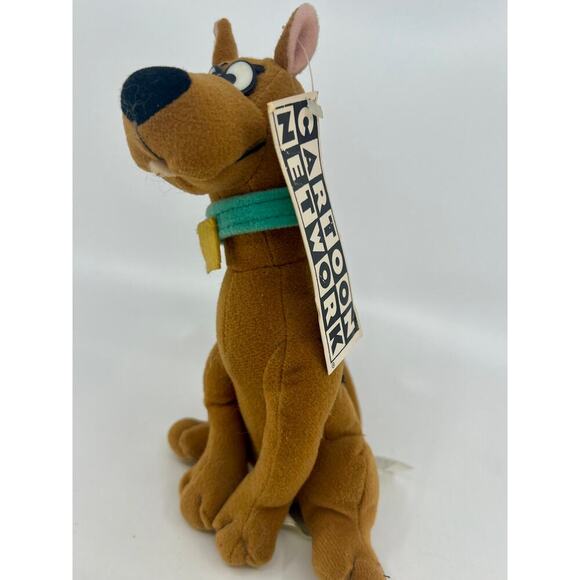 Scooby-Doo Plush 8" Stuffed Dog TV Show Cartoon Network Vintage Retro 1998 NWT - Picture 1 of 4
